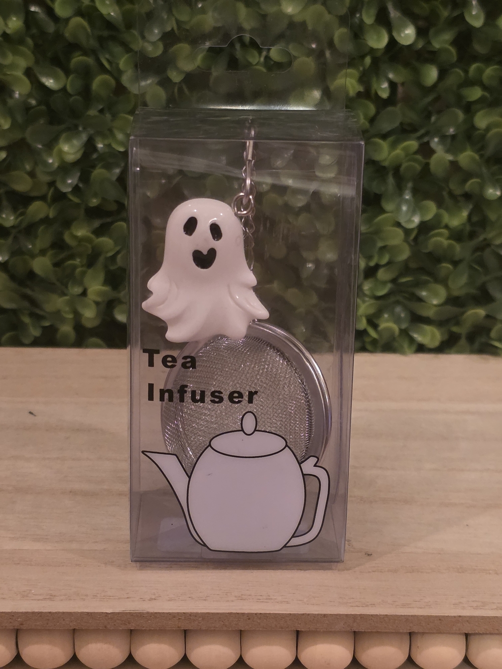 Spooky Little Ghost Tea Infuser: Stainless Steel Loose-leaf Steeper